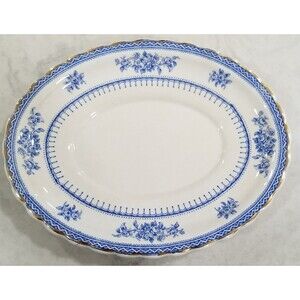 Losol Ware Shrewsbury blue under plate Keeling & Co. Ltd vintage